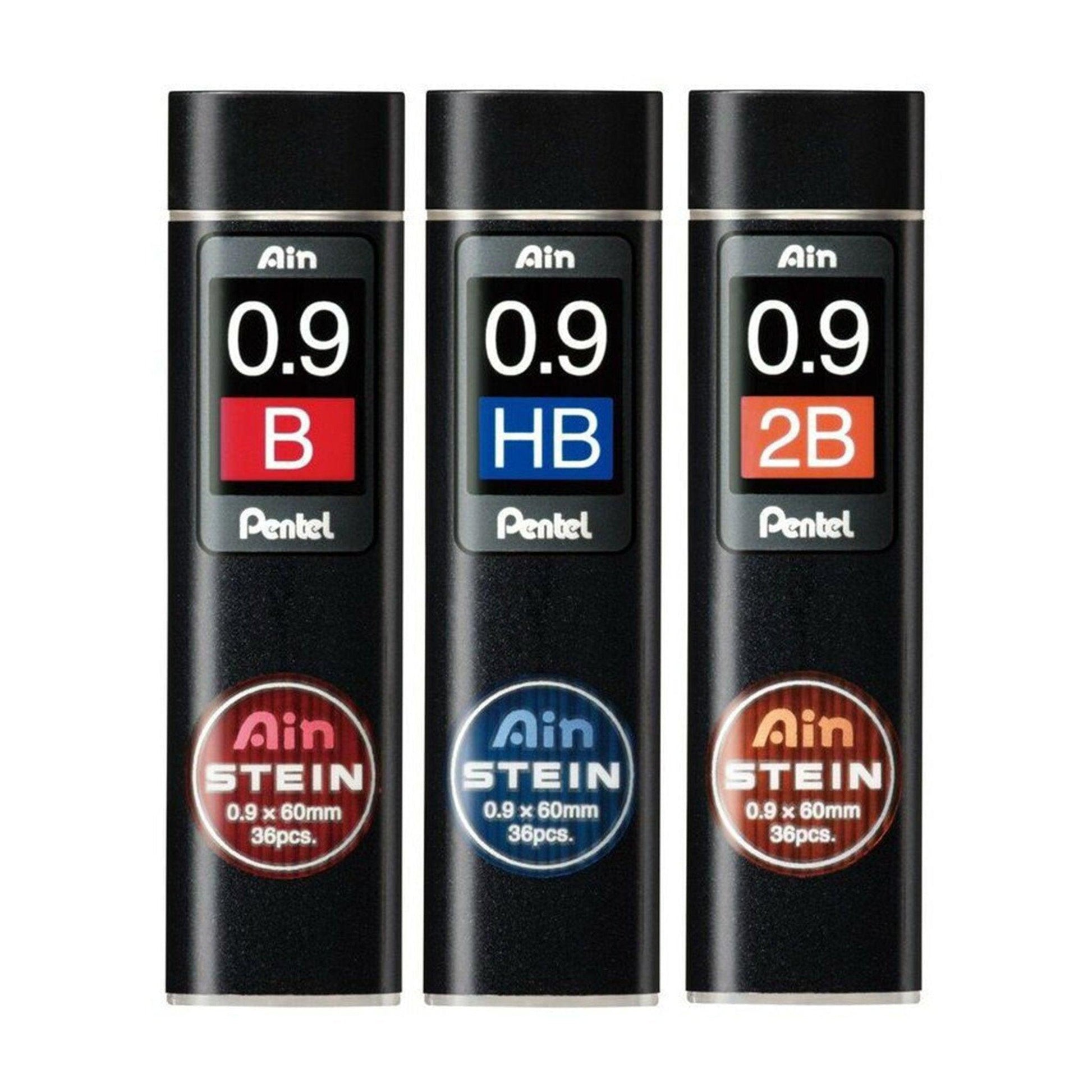 PENTEL C279 Ain STEIN Automatic Pencil Lead Mechanical Pencil Lead 0.9mm 36pcs 2B?—HB - CHL-STORE 