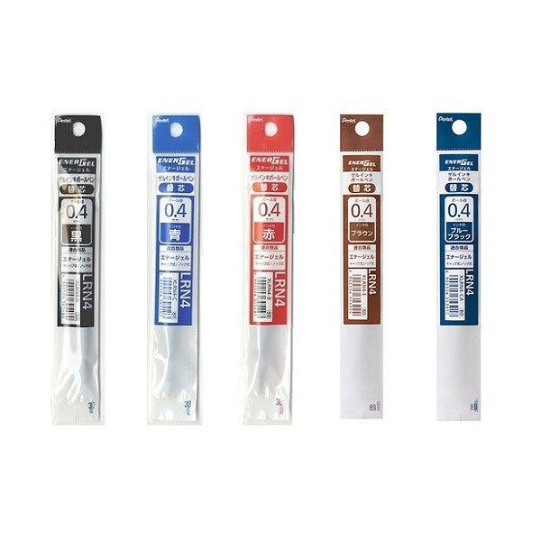 Pentel Energel Clena Refill XLRN5 XLRN4 Gel Pen 0.5mm 0.4mm - CHL-STORE 