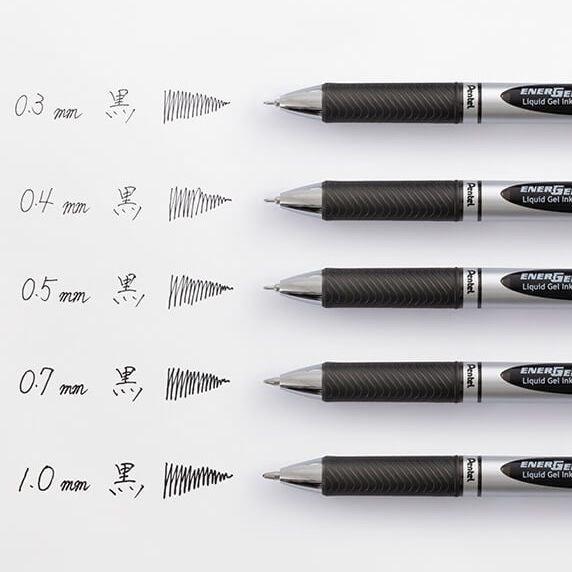 Pentel Energel Clena Refill XLRN5 XLRN4 Gel Pen 0.5mm 0.4mm - CHL-STORE 