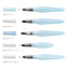Pentel FRH Fountain Pen Medium / Small / Flat Head / Pill Type Color Brush Watercolor Pen - CHL-STORE 