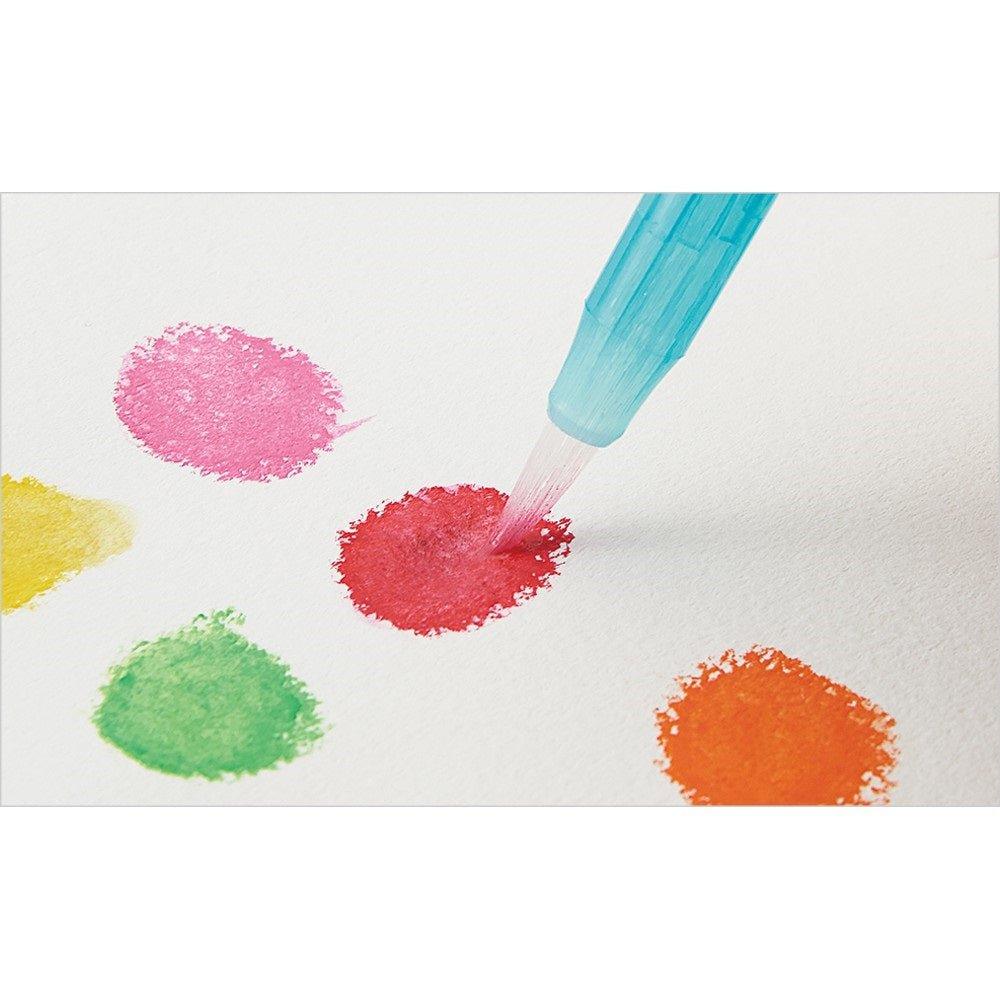 PENTEL GHW1 VISTAGE Adult's Watercolor Pastel Crayon Water-based Crayon 12/24 Color Set With Water Pen - CHL-STORE 