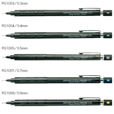 PENTEL GRAPH1000 Drawing Pencil Mechanical Pencil Automatic Pencil PG1005 PG1007 PG1009 - CHL-STORE 