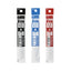 Pentel XBXM5H Vicuna Ballpoint Pen Refill 0.5mm 3 Colors Red Black Blue - CHL-STORE 