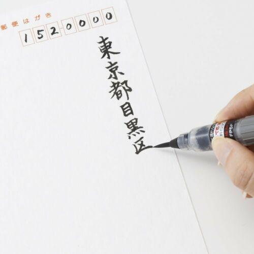 Pentel XFP5F Brush Cassette Brush Fine Character Brush Black Ink Brush Science Brush Very Fine Grey Rod - CHL-STORE 