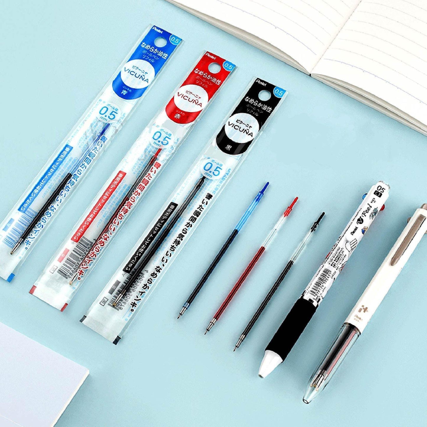 Pentel XLRNT5 Extreme Speed Refill Refill Refill 0.5mm Black - CHL-STORE 