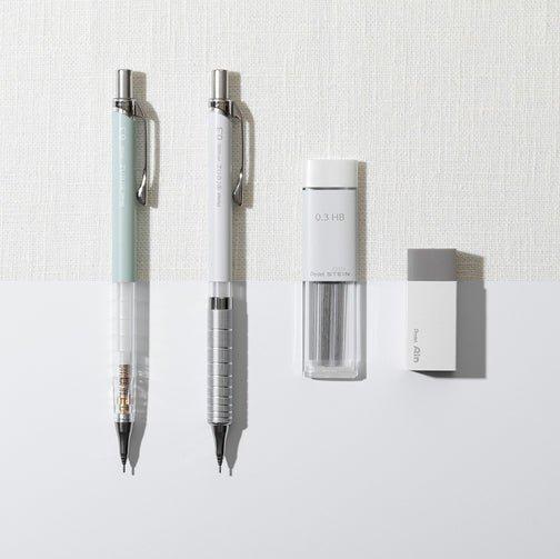 PENTEL XPP1002G2 limited Orenz Simpledays 0.2mm 0.3mm 0.5mm automatic pencil lead eraser - CHL-STORE 