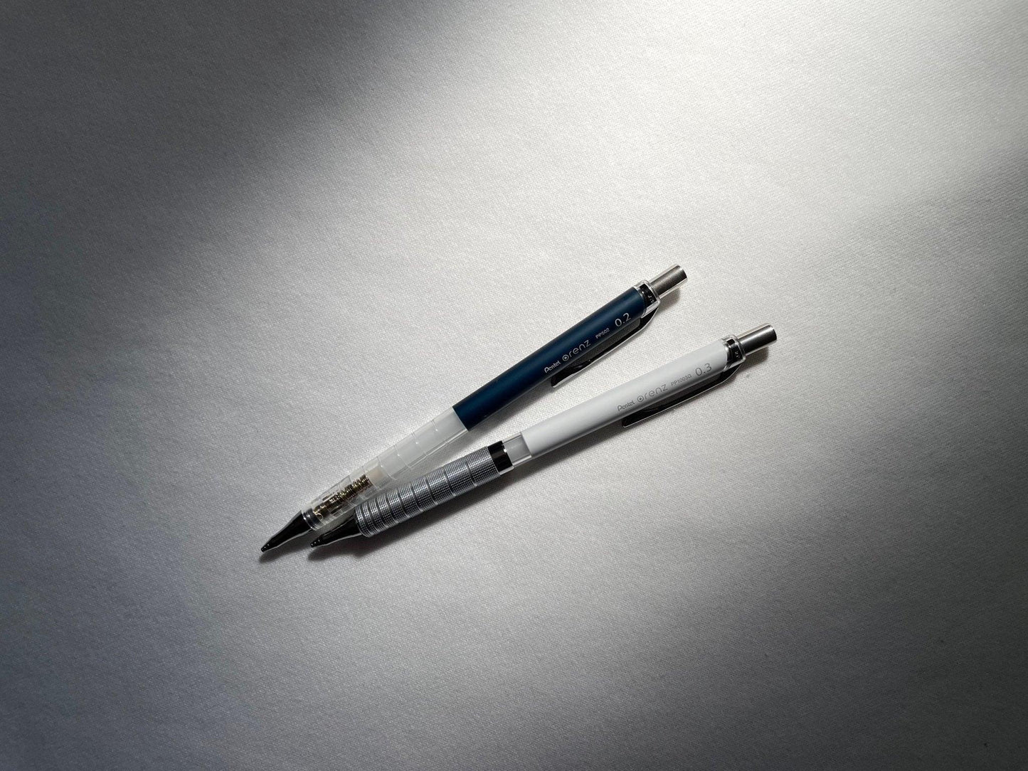 PENTEL XPP1002G2 limited Orenz Simpledays 0.2mm 0.3mm 0.5mm automatic pencil lead eraser - CHL-STORE 