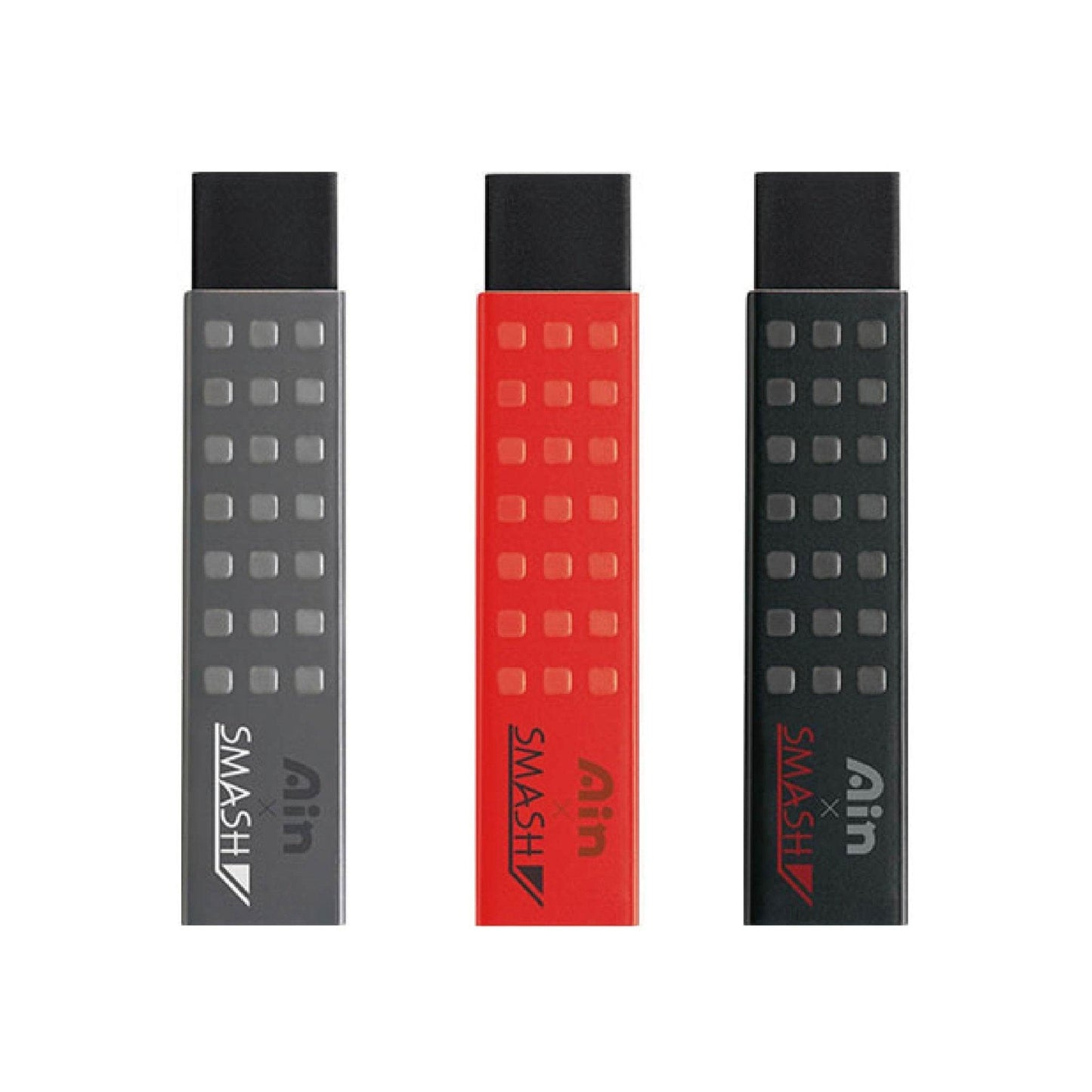 Pentel ZETH17SM AIN STEIN SMASH SKETCH ERASER BLACK RED GREY - CHL-STORE 