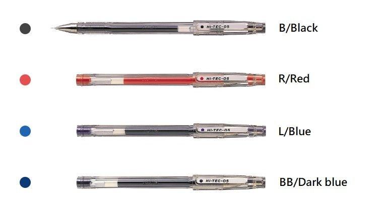 PILOT 0.4mm/0.5mm Superfine Ball Pen Refill for HI-TEC-C (BLS-HC4/BLS-HC5) - CHL-STORE 