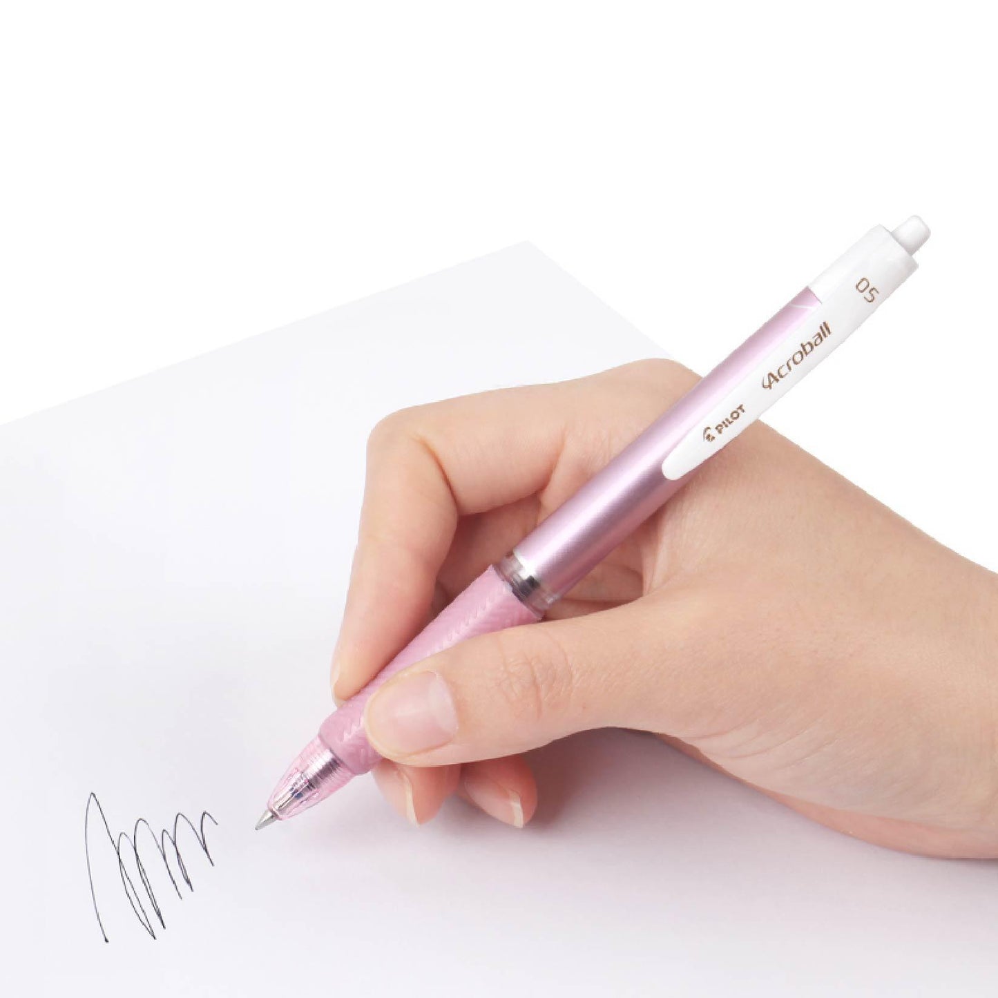 PILOT Acroball BAB-15MFT Black Ink 0.3MM Fine Pen Oily Pen Pearlescent - CHL-STORE 