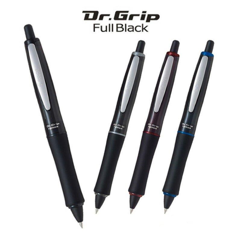 PILOT BDGFB-80F Dr.Grip Full black 0.7mm Ballpoint pen with Healthy Handle Design (4 colors) - CHL-STORE 