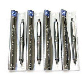 PILOT BDGFB-80F Dr.Grip Full black 0.7mm Ballpoint pen with Healthy Handle Design (4 colors) - CHL-STORE 