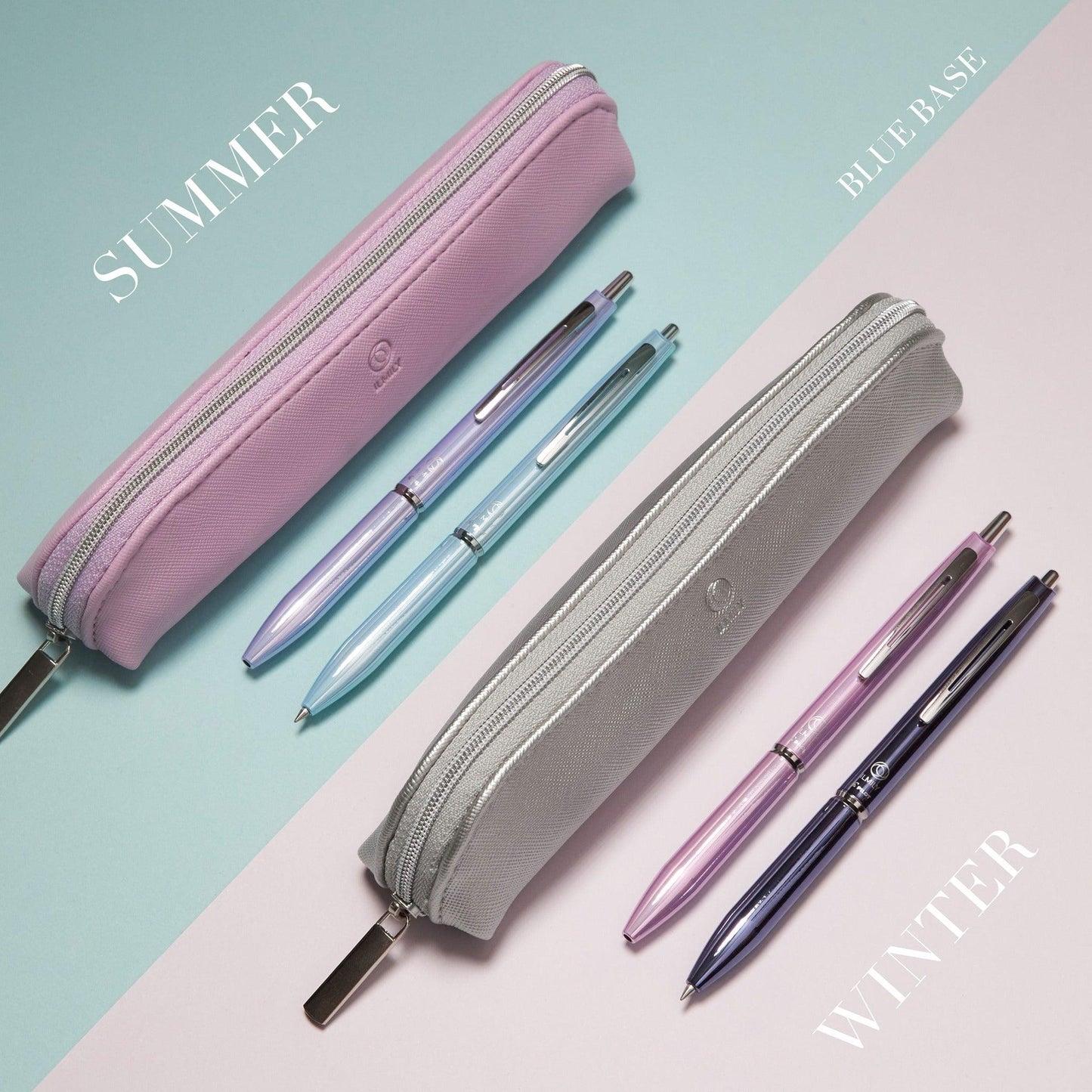 PILOT BIL-80EF-A IMILLY series limited season color light ripe bright color gradient 0.5MM black ink oil pen double-sided pencil case A5 B6 notebook - CHL-STORE 