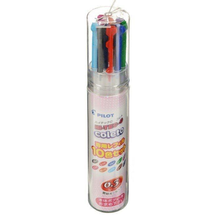 PILOT BLS-CLT 0.3mm 0.4mm HI-TEC-C COLETO Core Refill 10 Colors - CHL-STORE 