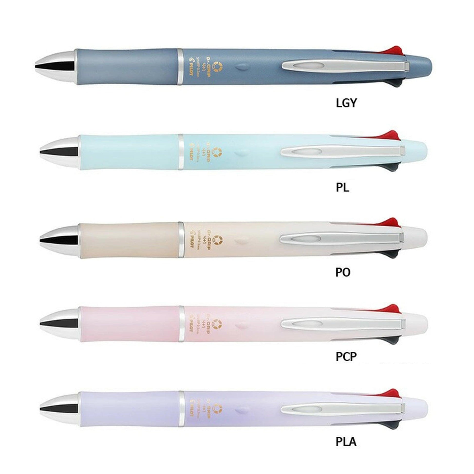 PILOT Dr.GRIP multifunctional pen 4+1 0.5MM light oil pen 0.3MM automatic pen BKHDF1SEF - CHL-STORE 