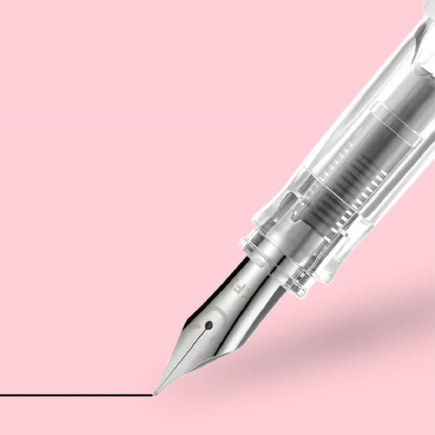 PILOT FKA-1SR Smiling Fountain Pen x Limited Edition x White Body with Pink Series - CHL-STORE 