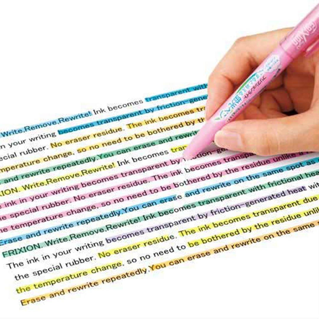 PILOT Frixion Light Soft Highlighter 3pcs Erase Pen Erasable Pen SFL30SL3CS magic eraser pen - CHL-STORE 