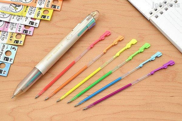 PILOT HI-TEC-C COLETO 0.4mm Refill Gel Pen Pastel Metallic LHKRF10S4 - CHL-STORE 