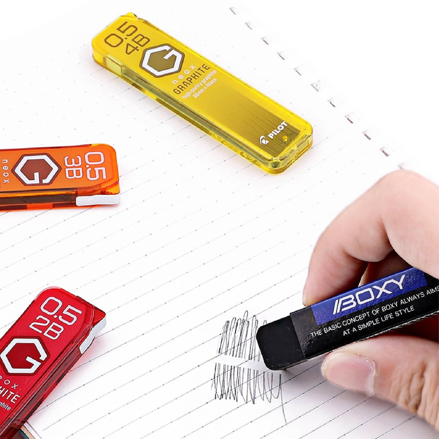 PILOT HRF-5G Super G Mechanical Pencil Lead 0.5mm HB / B - CHL-STORE 