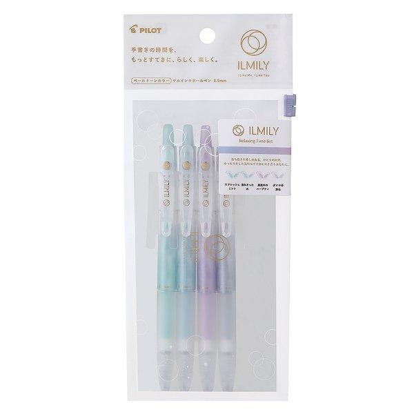 PILOT ILMILY SPFIL15S 0.5MM Limited Edition Transparency Light Tone Romantic Design 0.5mm Water-based Pen Seal Template Ruler - CHL-STORE 