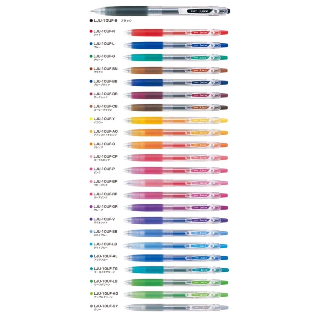 PILOT Juice Pen Full Color Group 0.38mm 24 Colors 0.5mm 36 Colors Color sets 10UF 10EF - CHL-STORE 