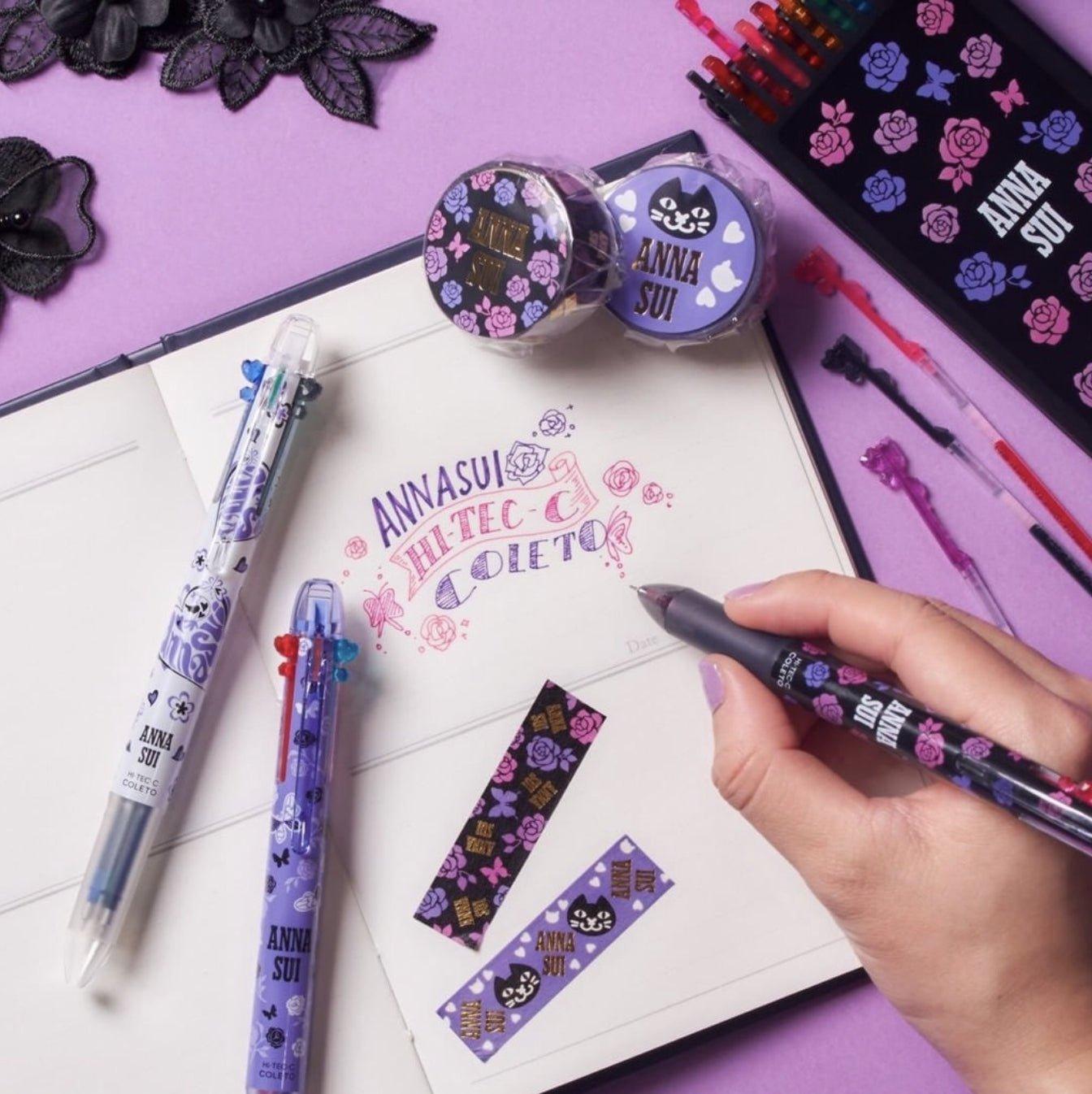 PILOT LHKRFC4A10CBL HI-TEC-C COLETO ANNA SUI limited edition joint ten-color refill paper tape diamond shape - CHL-STORE 