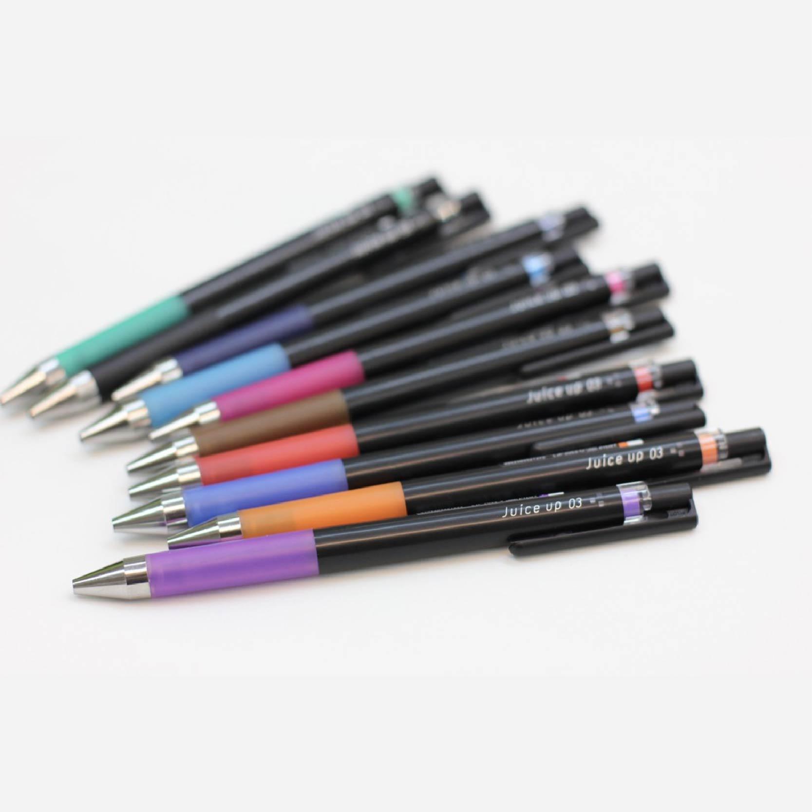 PILOT LJP-20S3/LJP-20S4 Juice up Super Juice Pen Black Bar 0.3mm 0.4mm Ten Colors Set - CHL-STORE 