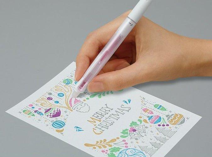 PILOT LKKB-23F Kese Lame Limited Edition 0.7MM Starry Pearlescent Matte White Shaft Magic Erase Pen Second Bullet - CHL-STORE 