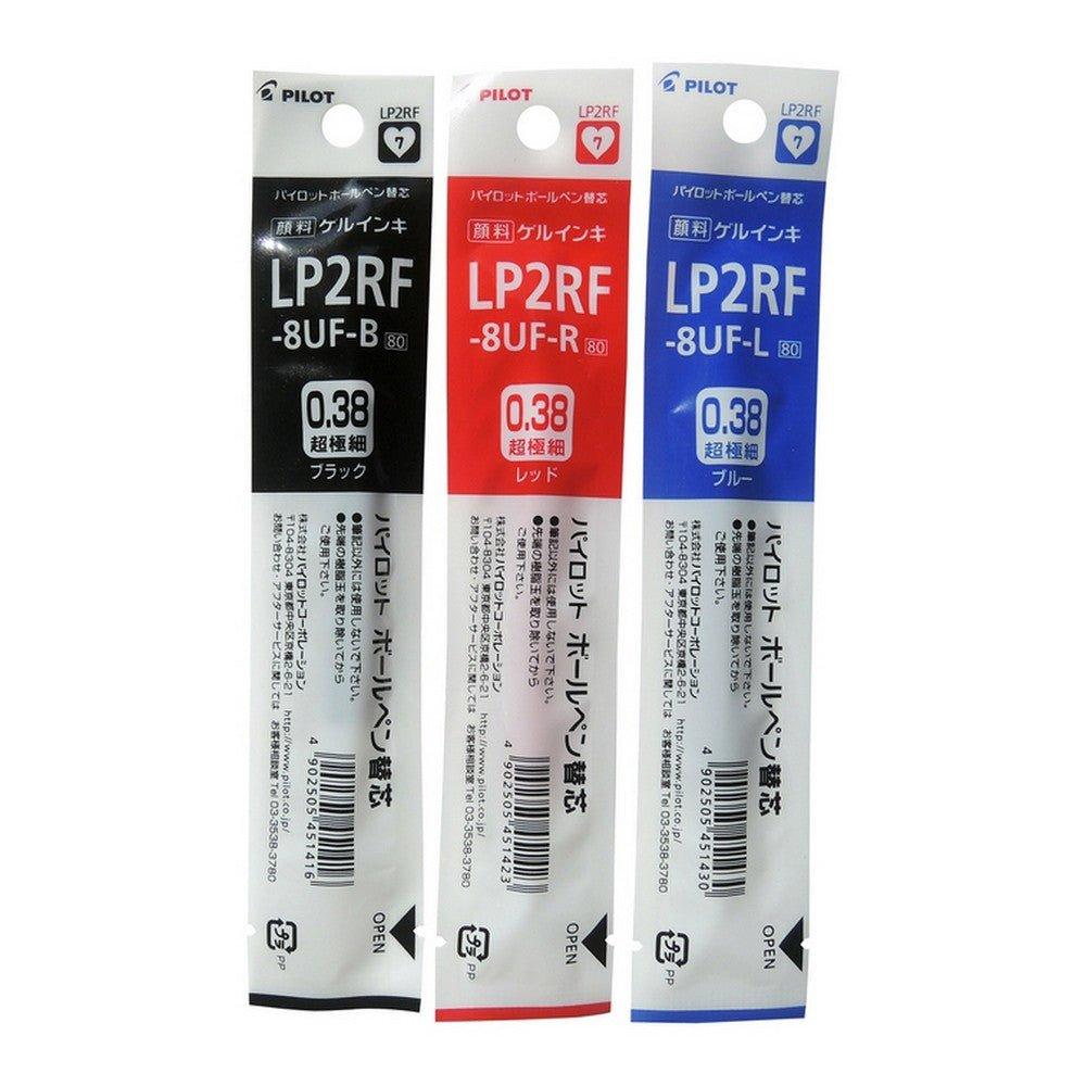 PILOT LP2RF-8UF Juice Pen 0.38 Refill Juice Refill Black Blue Red - CHL-STORE 