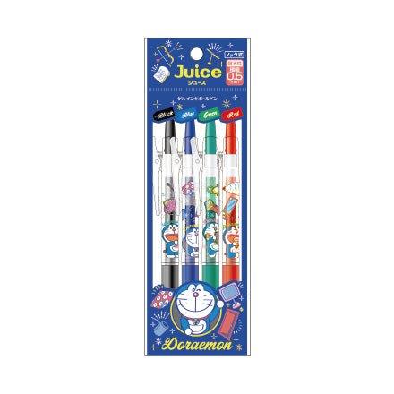 PILOT NO.86021401 JUICE Doraemon 0.5MM Normal Color Soft Color Juice Pen 4 Groups Juice Pen Set - CHL-STORE 