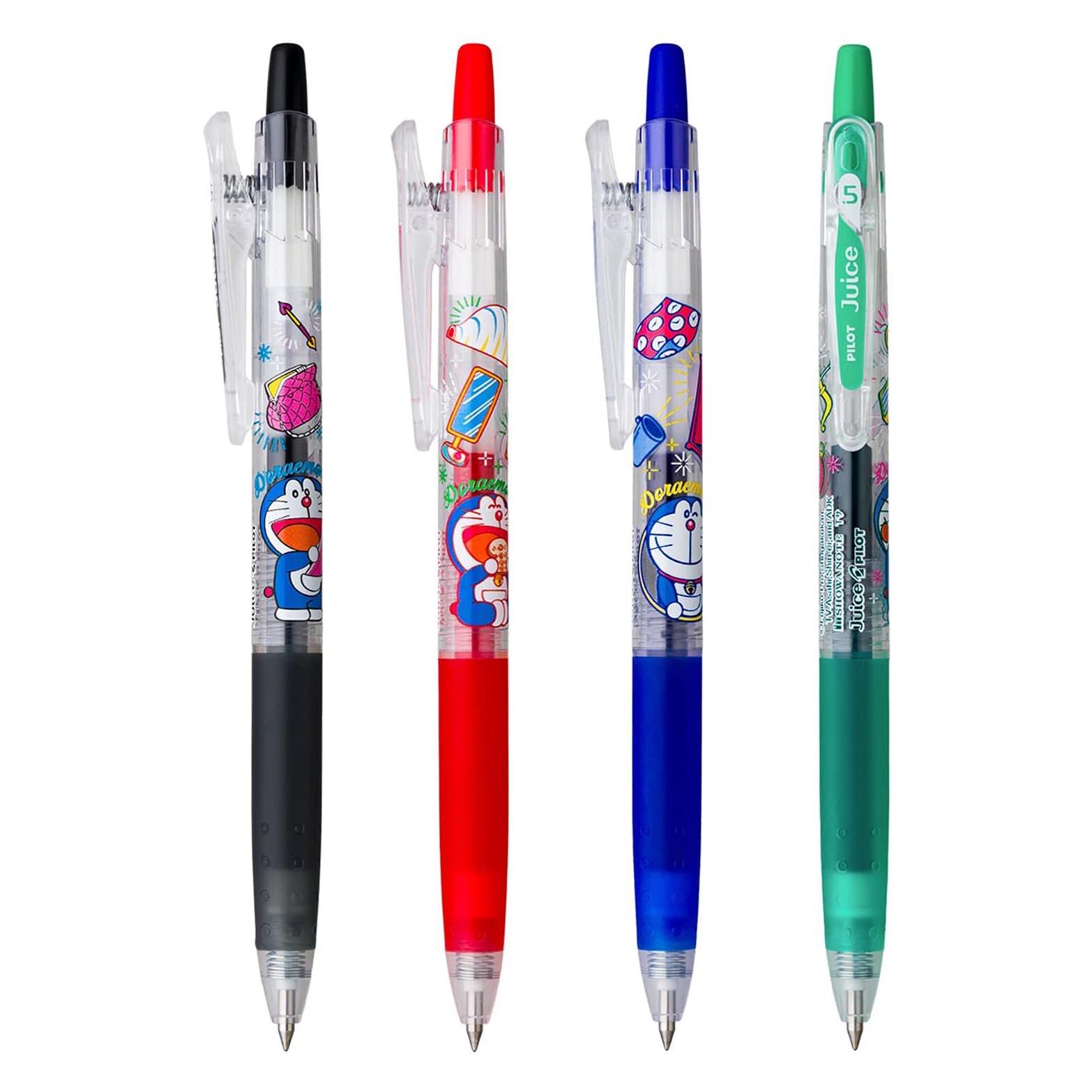 PILOT NO.86021401 JUICE Doraemon 0.5MM Normal Color Soft Color Juice Pen 4 Groups Juice Pen Set - CHL-STORE 