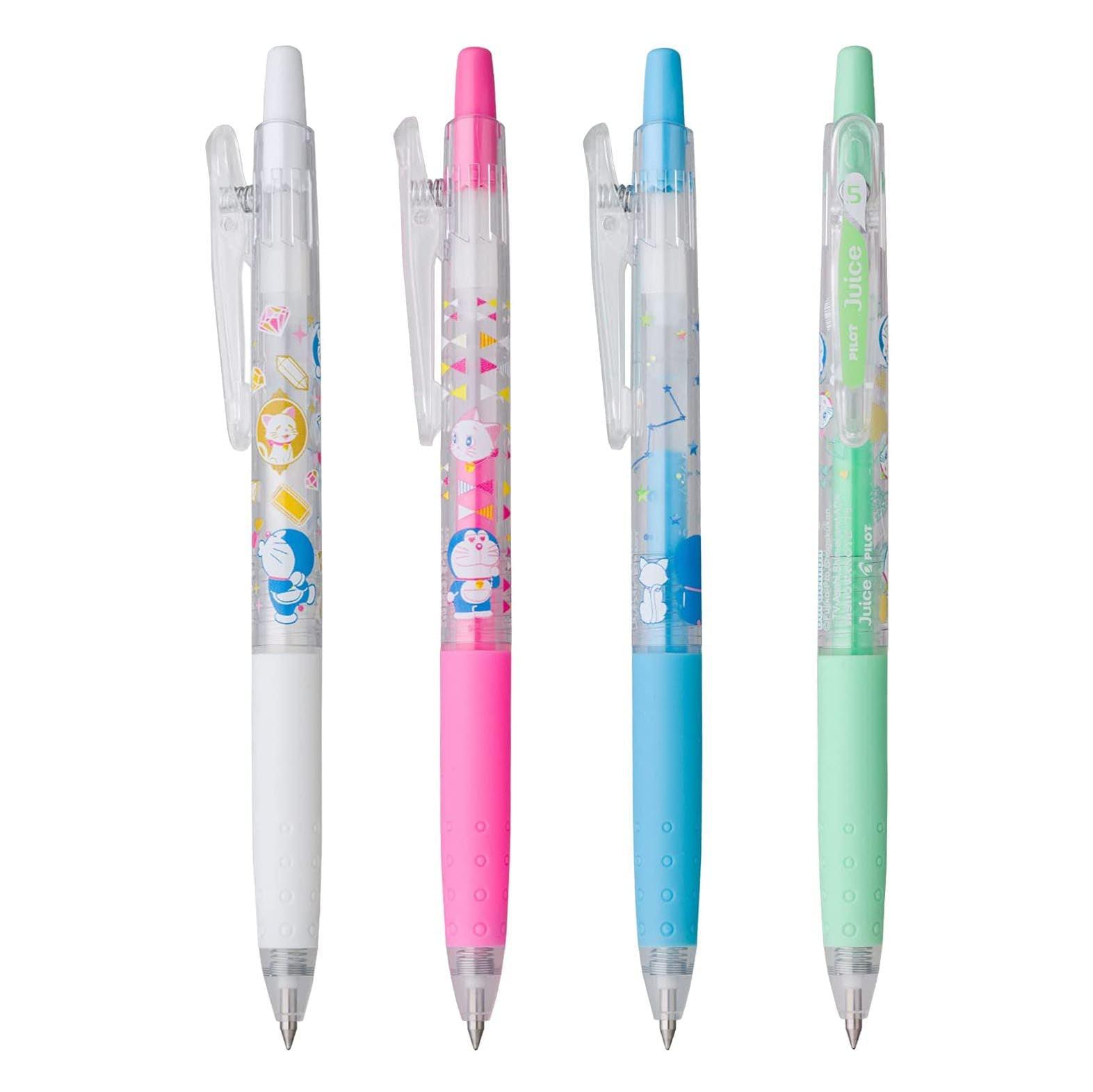 PILOT NO.86021401 JUICE Doraemon 0.5MM Normal Color Soft Color Juice Pen 4 Groups Juice Pen Set - CHL-STORE 
