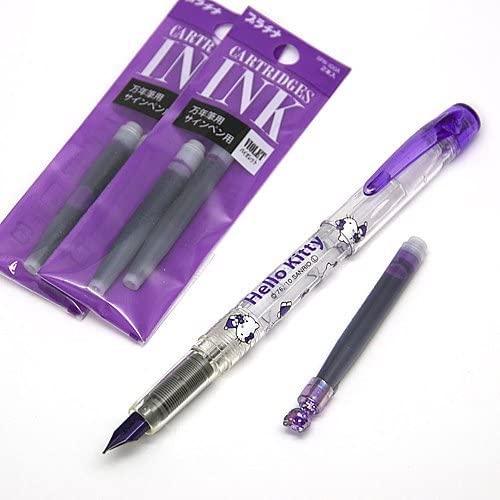 PLATINUM Platinum PPQ-450KI HELLO KITTY Preppy fountain pen 0.3F tip black red - CHL-STORE 