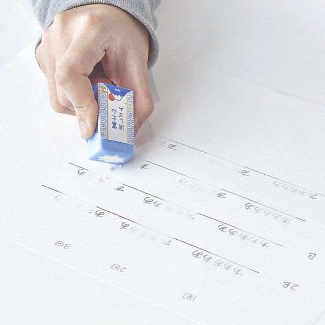 PLUS 36-591 Fun Eraser Creative Eraser Mount Fuji Eraser Fun Stationery Blue Mount Fuji - CHL-STORE 