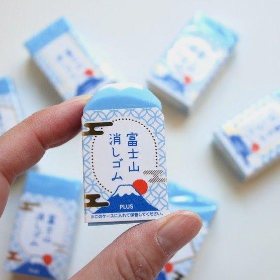 PLUS 36-591 Fun Eraser Creative Eraser Mount Fuji Eraser Fun Stationery Blue Mount Fuji - CHL-STORE 