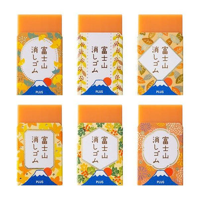 PLUS ER-100AIF Ultra Limited Edition 5th Autumn Series Mount Fuji Eraser Modeling Eraser Mount Fuji Random Pattern - CHL-STORE 