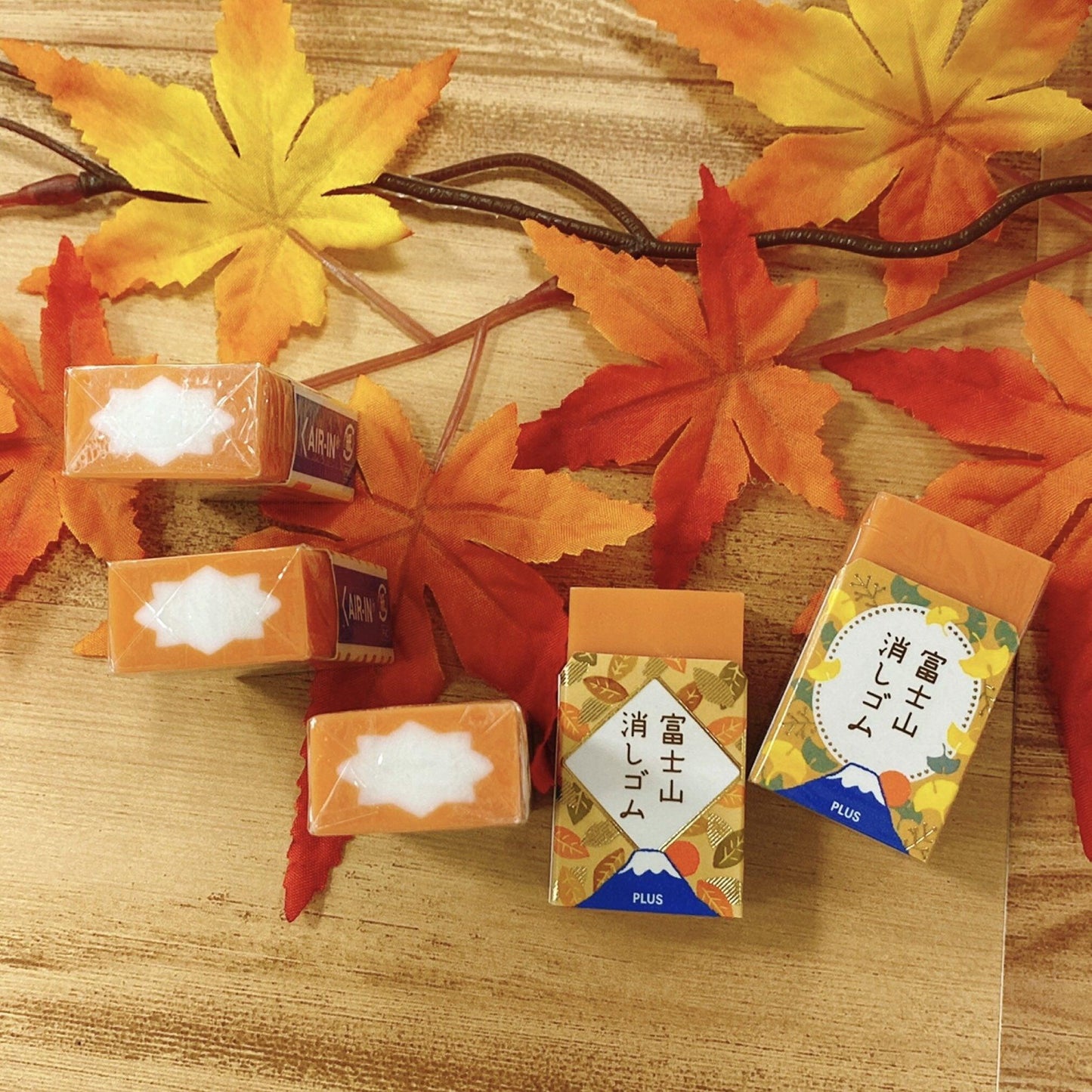 PLUS ER-100AIF Ultra Limited Edition 5th Autumn Series Mount Fuji Eraser Modeling Eraser Mount Fuji Random Pattern - CHL-STORE 