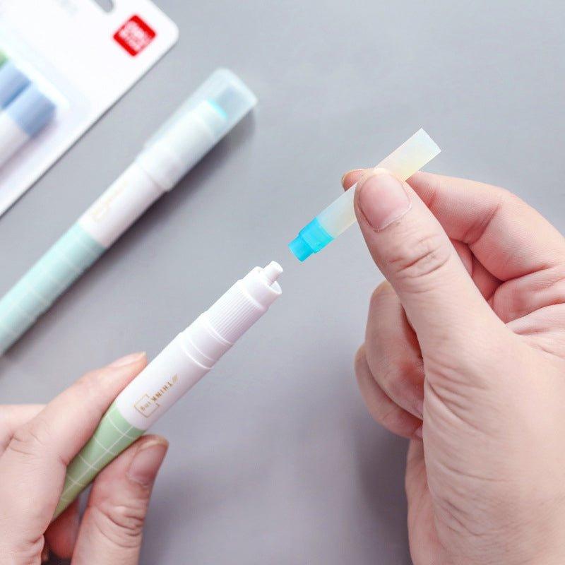 Powerful pen-shaped lipstick glue color colloid transparent slow-drying color random shipment special refill NP-070040 - CHL-STORE 