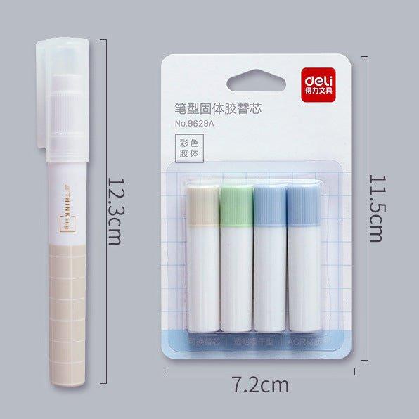 Powerful pen-shaped lipstick glue color colloid transparent slow-drying color random shipment special refill NP-070040 - CHL-STORE 