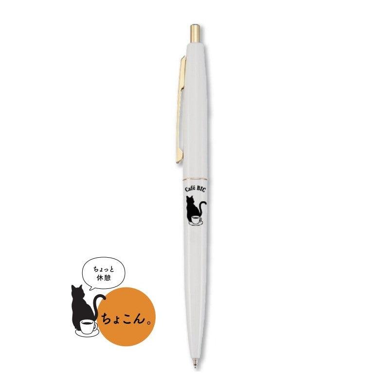 (Pre-Order) BIC Click Gold 0.5mm Cat Pattern Permanent ballpoint pen CLG05 - CHL-STORE 