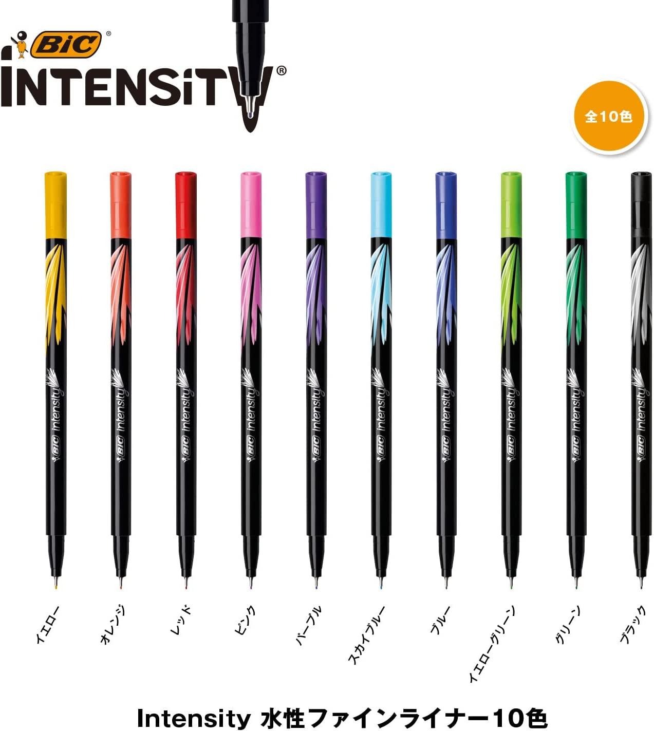 (Pre-Order) BIC Intensity Fine Liner 0.4mm Water-based pen ITS-WFPFNBX10 - CHL-STORE 