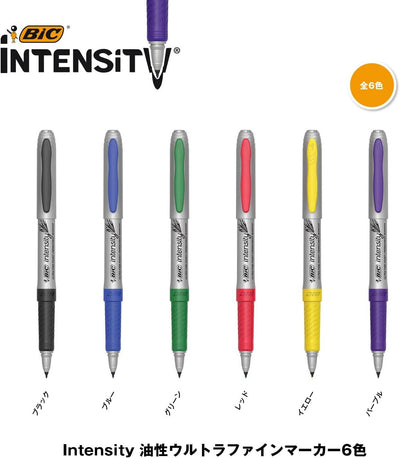(Pre-Order) BIC Intensity Ultra Fine marker 0.8mm Oil-based pen ITS-PMULFNPK6 - CHL-STORE 