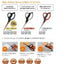 (Pre-Order) KOKUYO Aerofit Superior Scissors Long Thick Blade HASA 240DM P240D PH240D - CHL-STORE 