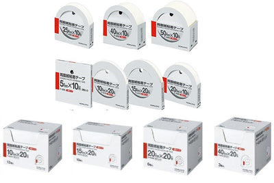 (Pre-Order) KOKUYO Double-sided paper adhesive tape with a cutter (Excluding T-205) E pack for value T-210 T-215 T-E210 T-E215 T-E220 T-E240 - CHL-STORE 