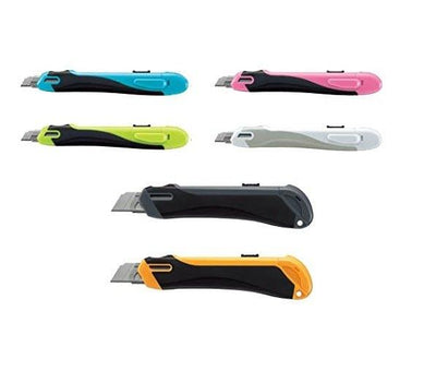 (Pre-Order) KOKUYO Flane Reliable Safety Structure Cutter Knife/Fluorine Coated Blade HA-S100 HA-S200 HA-S150-5 HA-S250-5Z - CHL-STORE 