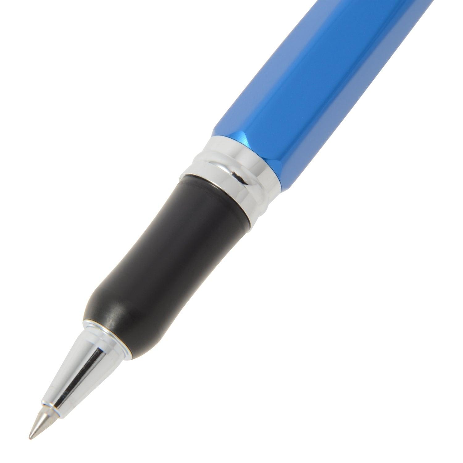 (Pre-Order) OHTO Dude Water-Based Ballpoint Pen Aluminum Hexagonal Shaft Blue CB-10DD - CHL-STORE 