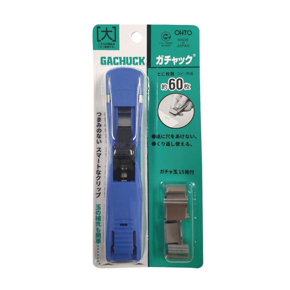 (Pre-Order) OHTO Gachuck Non-Stapler Stainless Steel Clip GL-600 (Big) - CHL-STORE 