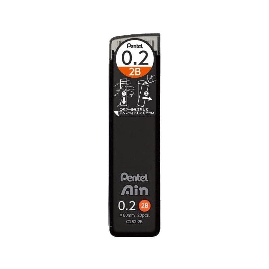 (Pre-Order) PENTEL Ain 0.2mm 0.3mm 0.4mm 0.5mm 0.7mm 0.9mm 1.3mm mechanical pencil lead C282 C283 C284 C285 C287 C289 C2813 - CHL-STORE 