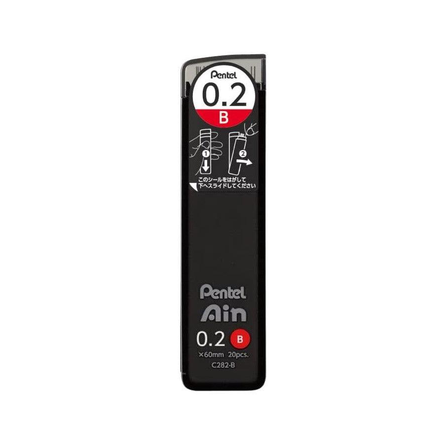 (Pre-Order) PENTEL Ain 0.2mm 0.3mm 0.4mm 0.5mm 0.7mm 0.9mm 1.3mm mechanical pencil lead C282 C283 C284 C285 C287 C289 C2813 - CHL-STORE 