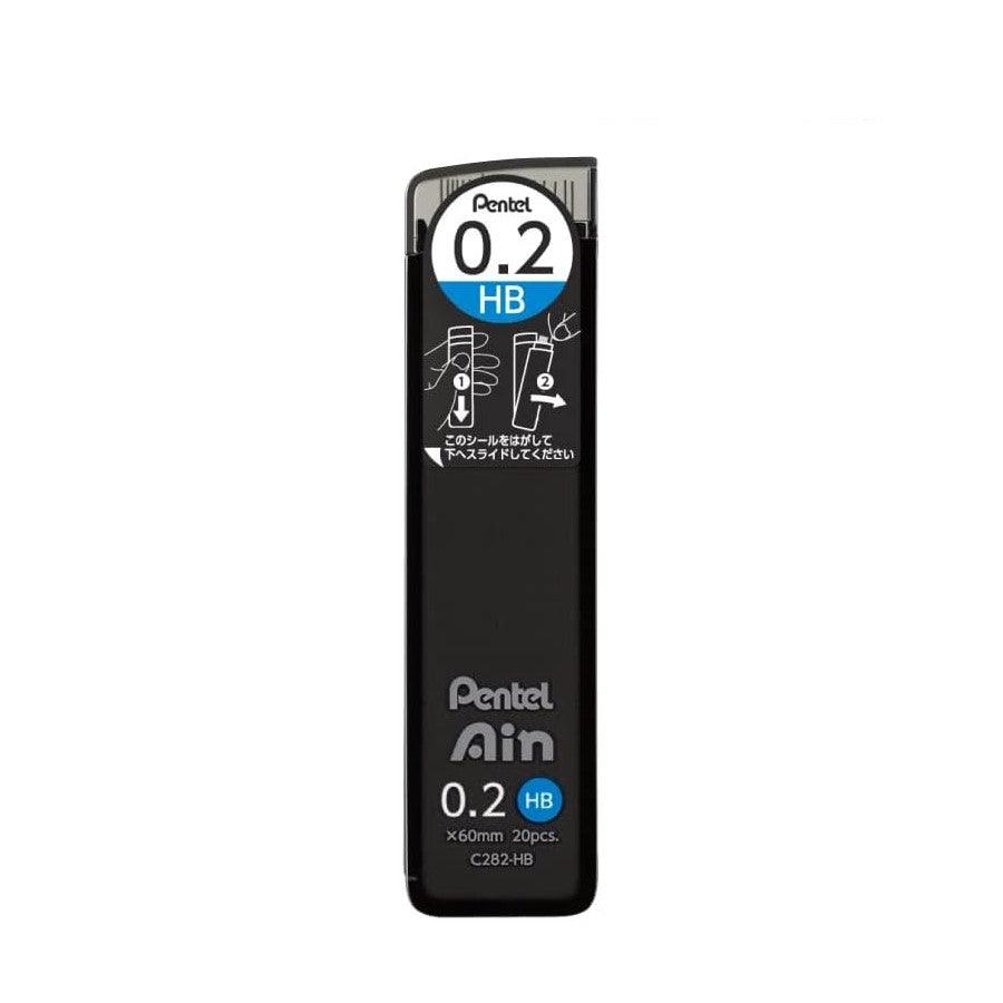 (Pre-Order) PENTEL Ain 0.2mm 0.3mm 0.4mm 0.5mm 0.7mm 0.9mm 1.3mm mechanical pencil lead C282 C283 C284 C285 C287 C289 C2813 - CHL-STORE 
